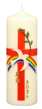 Ostertischkerze 220/70 mm, Dek. 3301